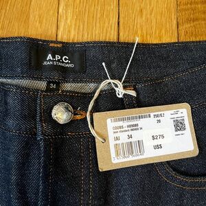A.P.C. Men's Dark Indigo Straight Jeans